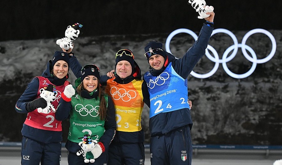 900px x 528px - Olimpiadi PyeongChang 2018 - CONI - The medley relay takes the bronze  medal. Eighth Italian medal, just like in Sochi 2014